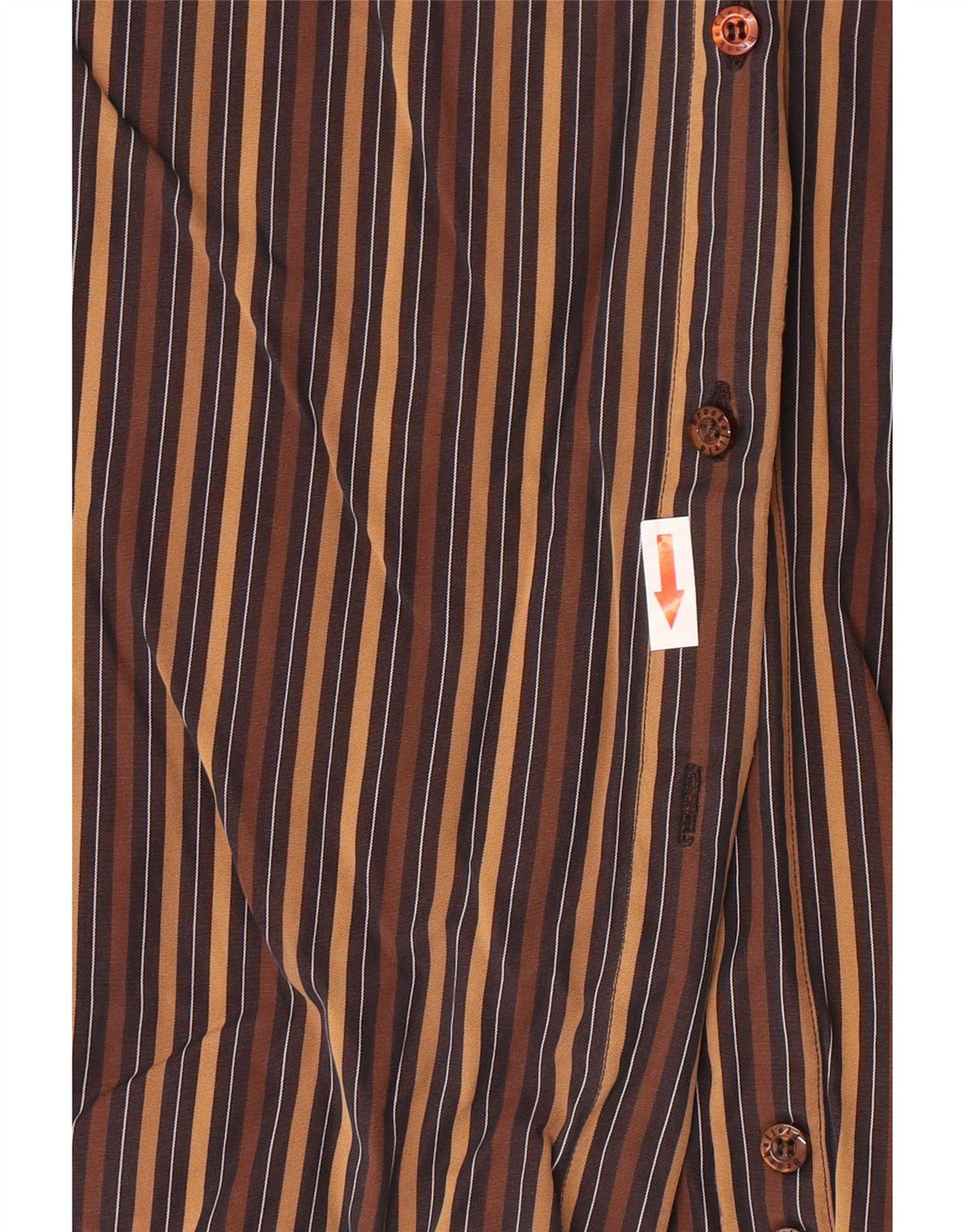 Camisa Brooksfield Mujer IT 42 Marrón Medio Rayas