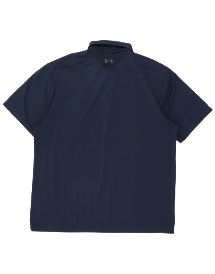 Under Armour Polo para hombre grande azul marino