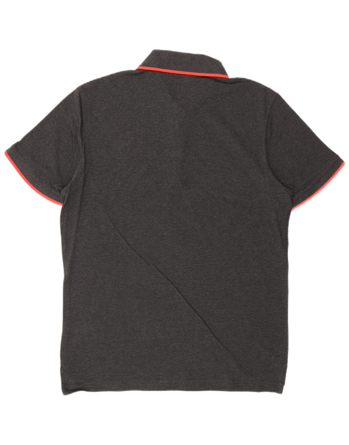 Polo PUMA para hombre de algodón gris medio