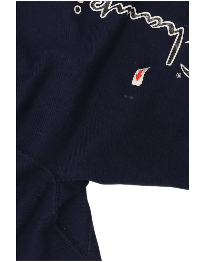 Champion Shorts deportivos gráficos para hombre Algodón azul marino mediano
