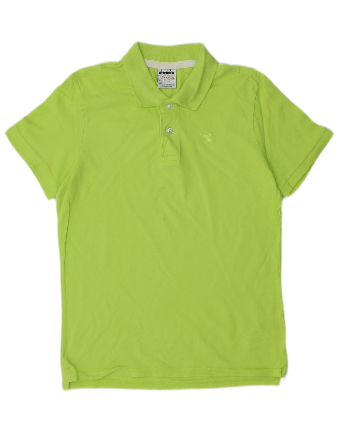 DIADORA Polo Hombre Small Verde Algodón