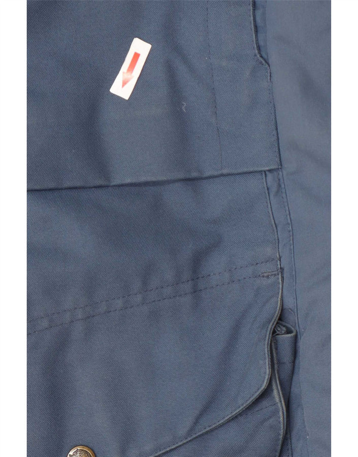 Fjall Raven - Parka con capucha para mujer, talla 40, talla grande, poliamida azul