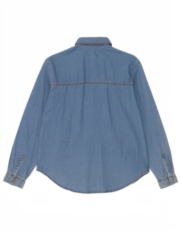 Zara Camisa Vaquera Niño 13-14 Años Azul Algodón