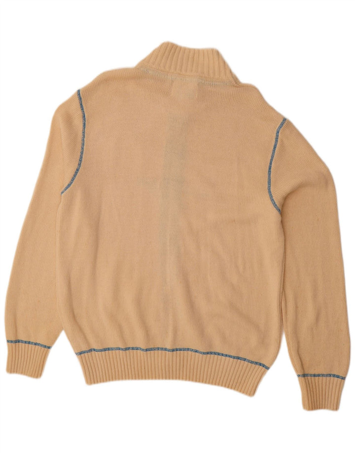 WOOLRICH Cárdigan gráfico para hombre XL Algodón beige