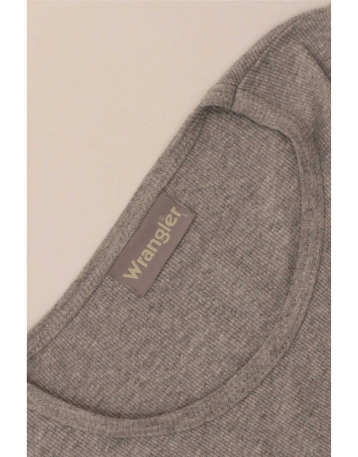 Wrangler Mujer Chaleco Top UK 40 Grande Gris