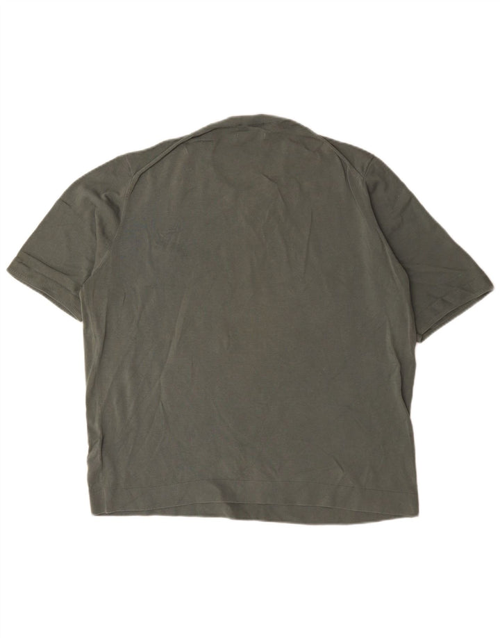 Cos Camiseta regular para hombre Top XL Algodón caqui
