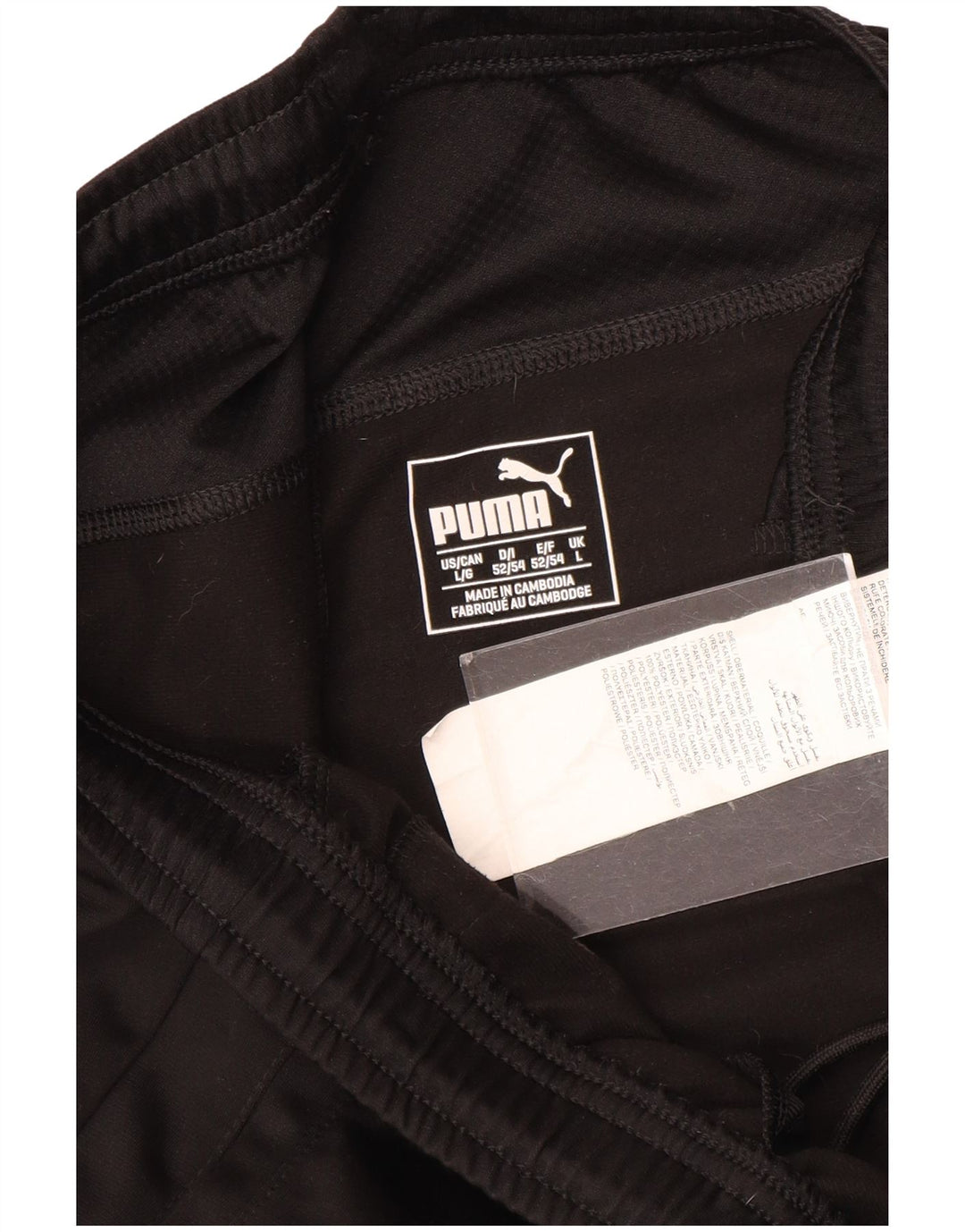Puma Pantalones De Chándal Gráficos Para Hombre Poliéster Negro Grande