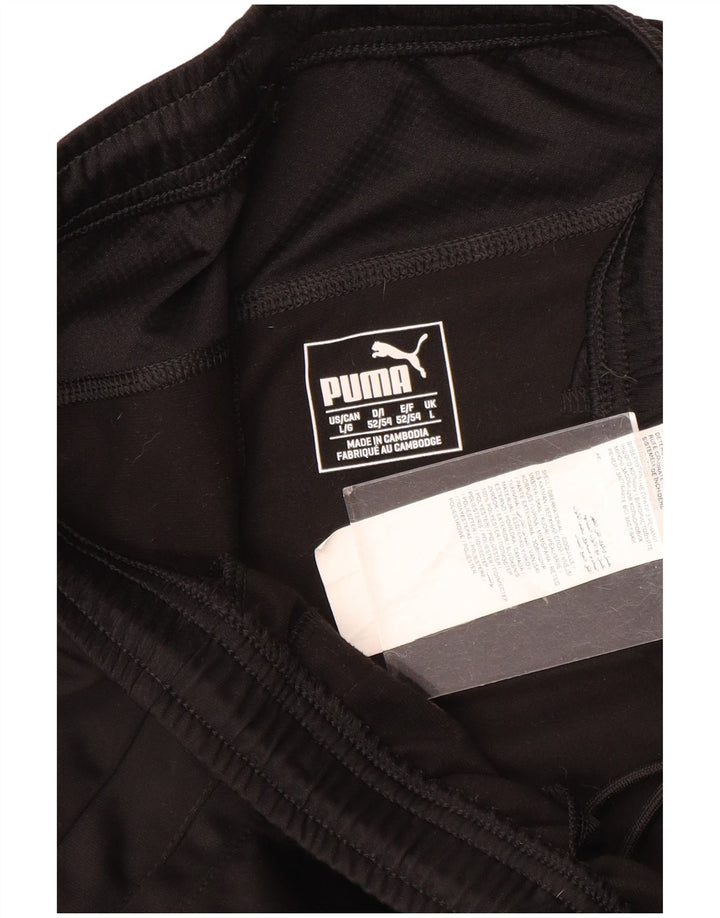 Puma Pantalones De Chándal Gráficos Para Hombre Poliéster Negro Grande