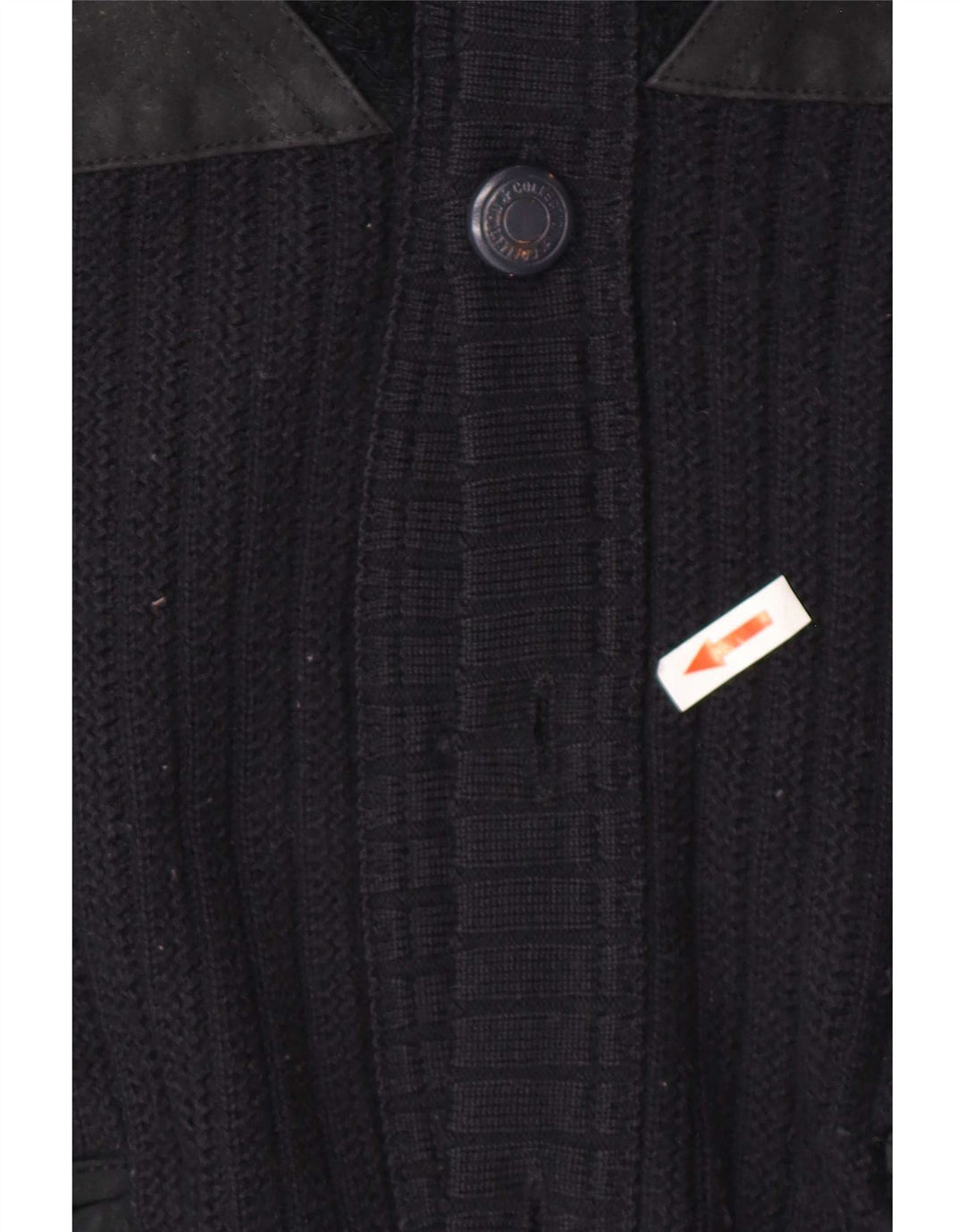 Malagrida Hombre Cárdigan Suéter Medium Azul Marino Colorblock