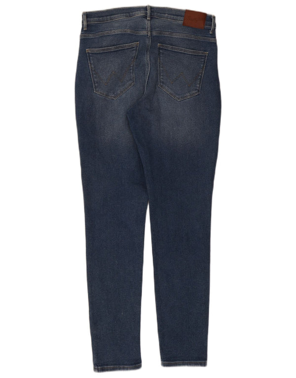 Wrangler Jeans Ajustados De Tiro Alto Para Mujer W31 L29 Algodón Azul