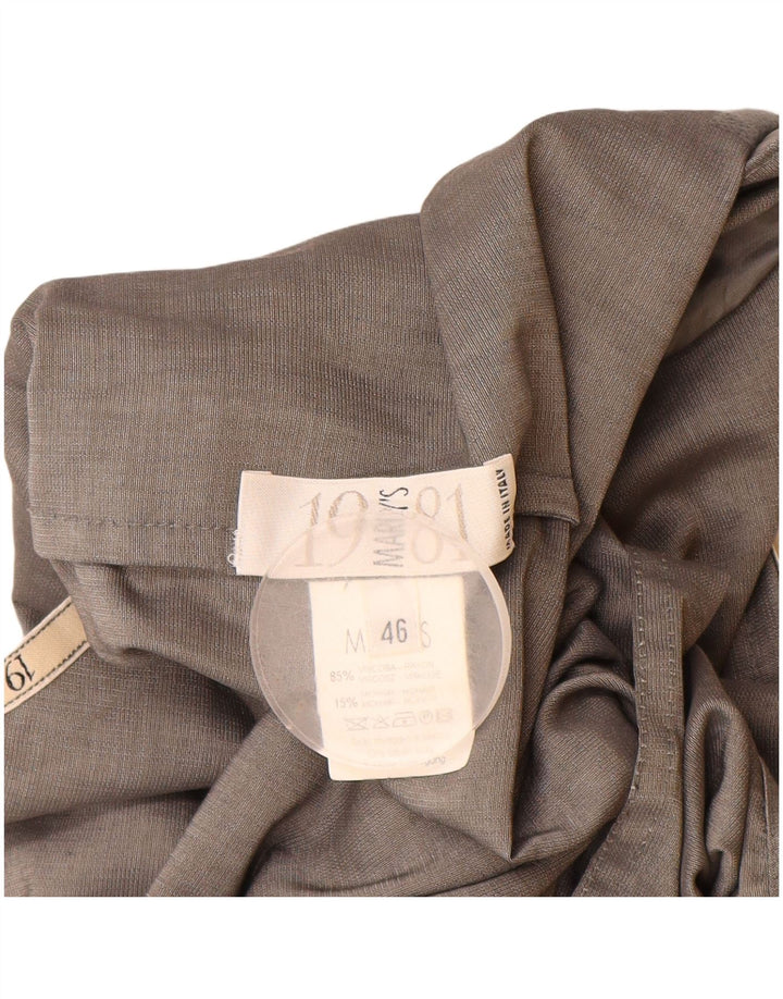 Marly's 1981 Chaqueta bomber con capucha para mujer IT 46 Viscosa gris grande
