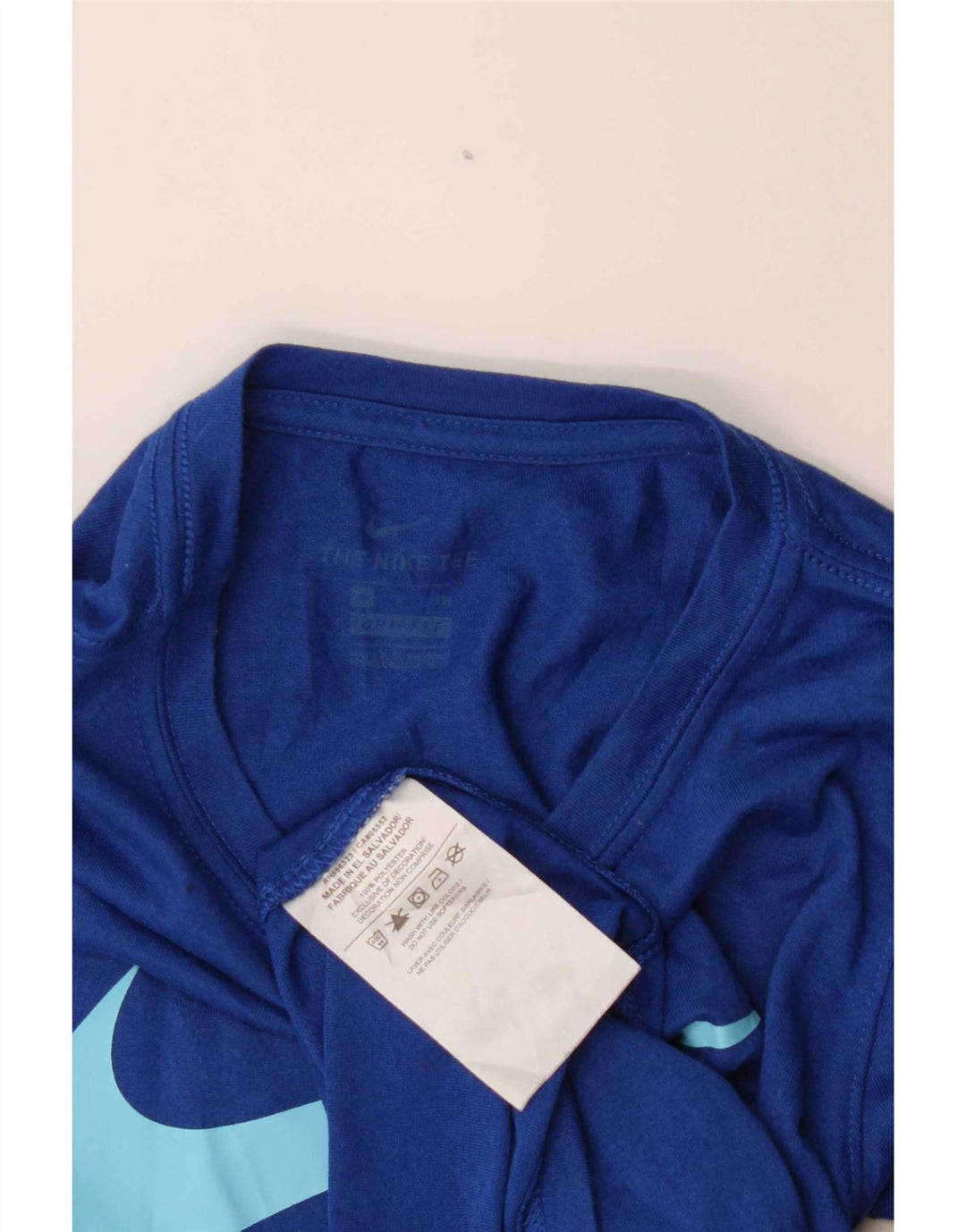 Nike Camiseta Dri Fit Graphic para niños 9-10 años Azul Poliéster