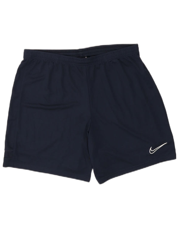 Pantalones cortos deportivos Nike Dri Fit para hombre XL Poliéster azul marino
