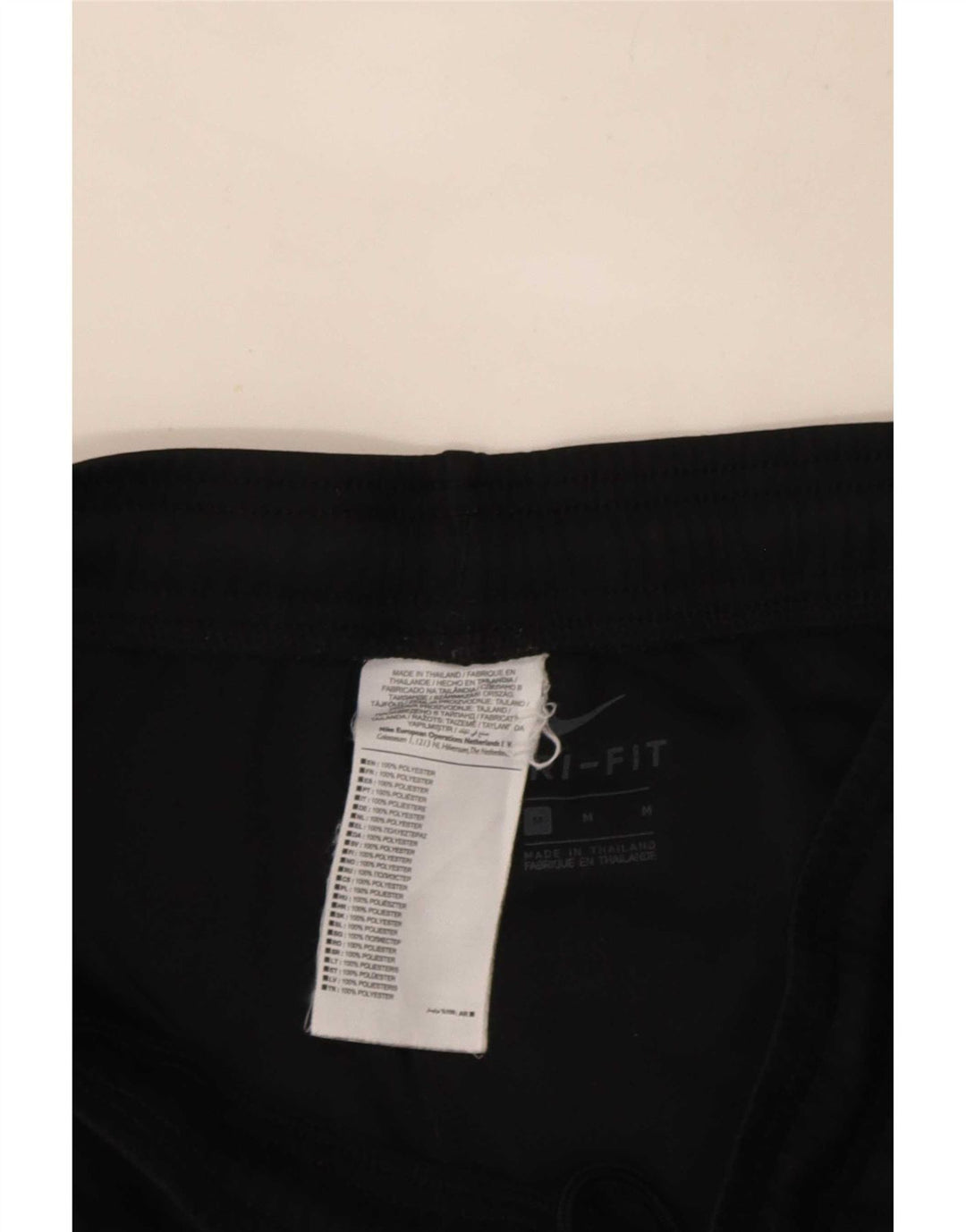 Pantalones cortos deportivos Nike Dri Fit para hombre Poliéster negro mediano