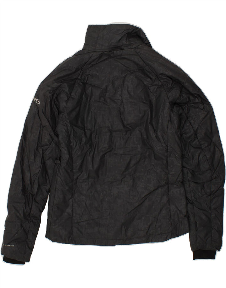 COLUMBIA Womens Windbreaker Jacket UK 10 Small Grey Polyester Vintage Columbia and Second-Hand Columbia from Messina Hembry 