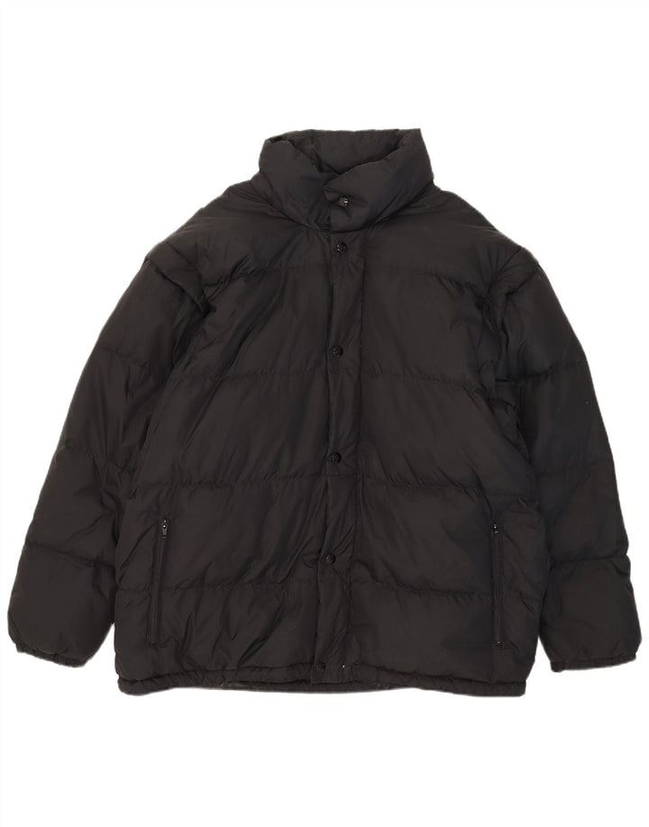 Brugi Chaqueta acolchada con capucha para hombre IT 52 XL Poliamida negra