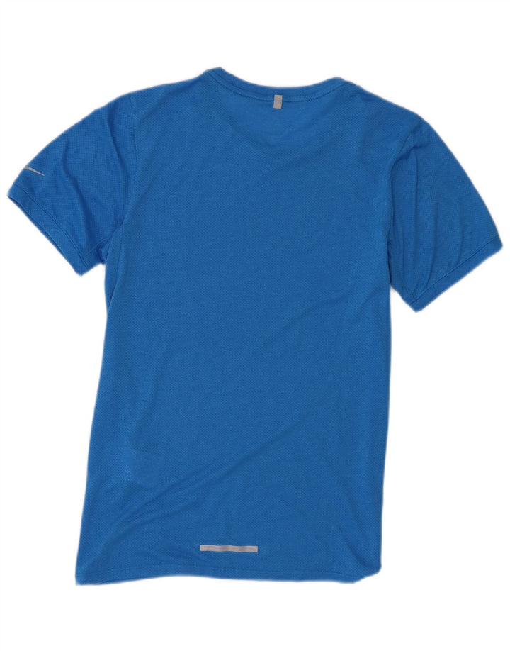 Nike - Camiseta Dri Fit para hombre, talla pequeña, poliéster azul