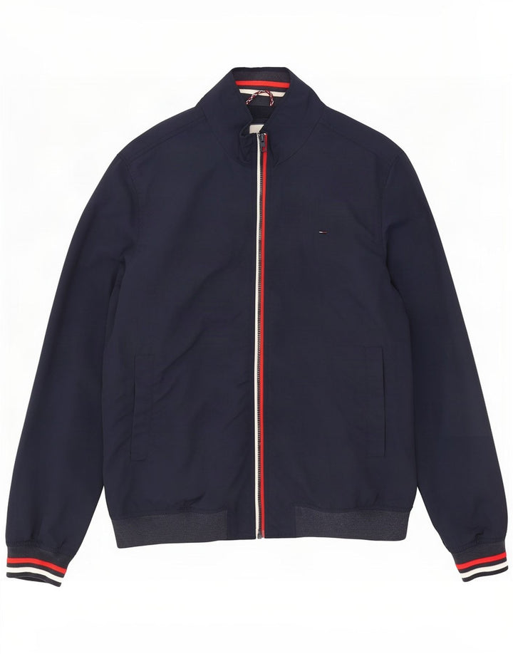 Tommy Hilfiger Chaqueta Bomber para Hombre UK 44 2XL Poliamida Azul Marino