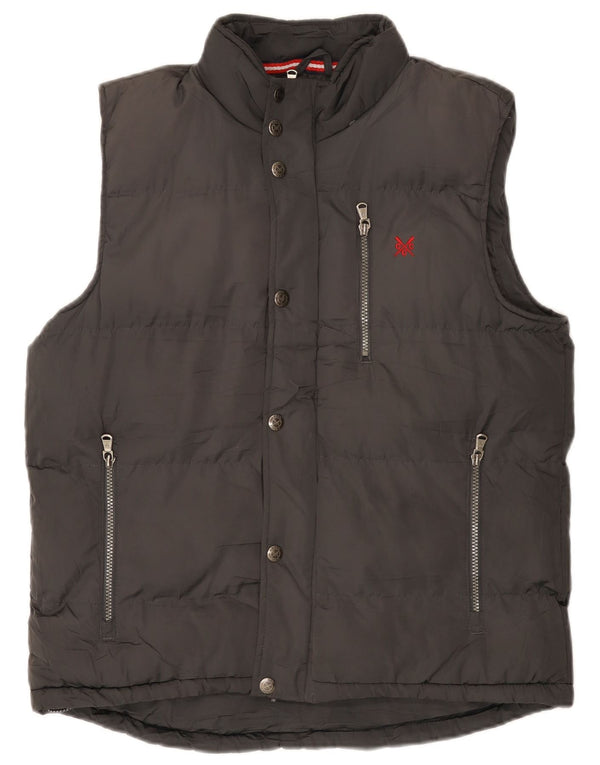 Crew Clothing Chaleco acolchado para hombre ES 38 Poliéster gris medio