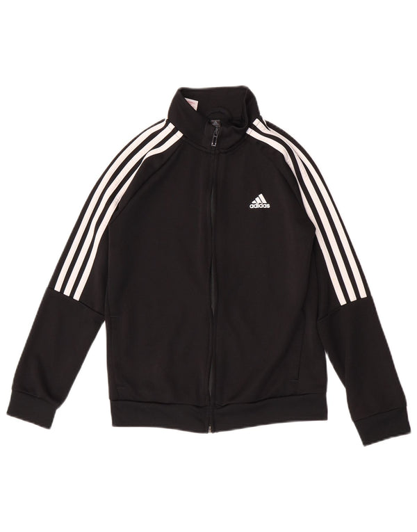 Adidas Chicos Aeroready Chándal Top Chaqueta 9-10 Años Negro Poliéster