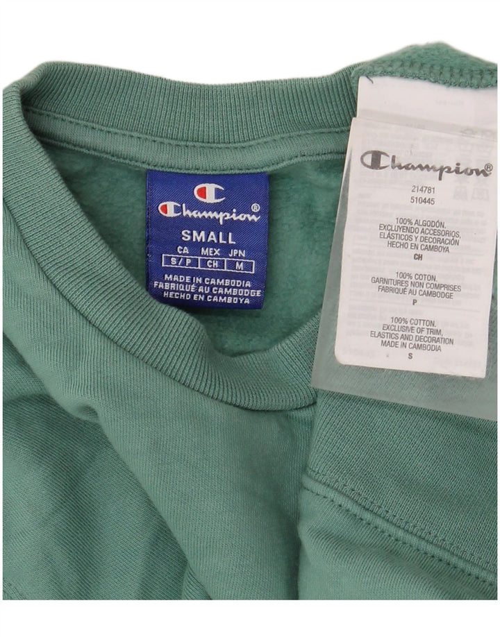 Champion Sudadera Jumper Small Verde Algodón Hombre