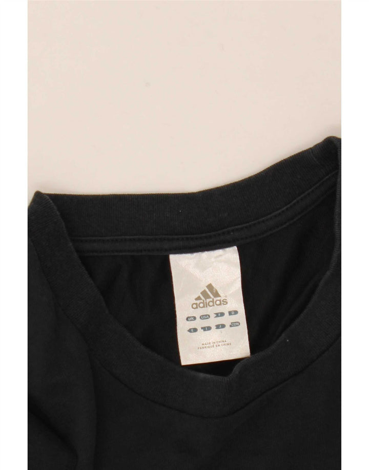 Adidas Hombre Graphic Top Manga Larga Medio Azul Marino