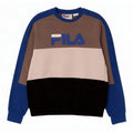 Fila Hombre Graphic Sudadera Jumper Small Multicolor Colorblock Algodón