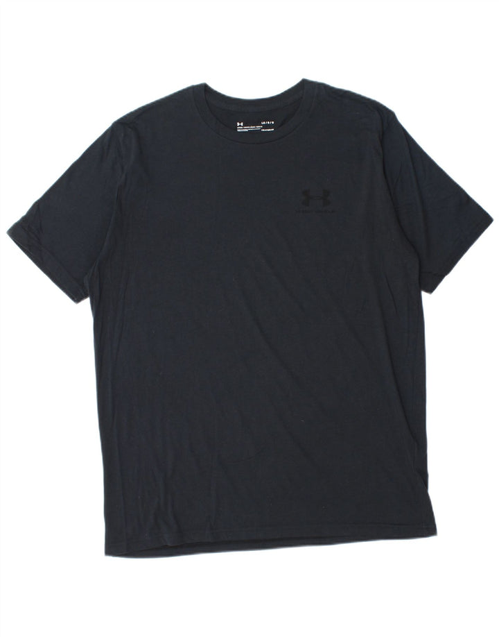UNDER ARMOUR Camiseta Heat Gear para hombre Top grande de algodón negro