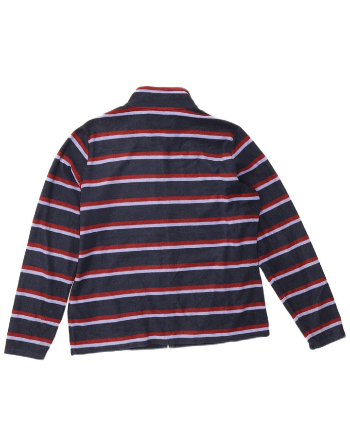 Marks & Spencer Chaqueta polar para mujer UK 46 Grande Azul marino Rayas