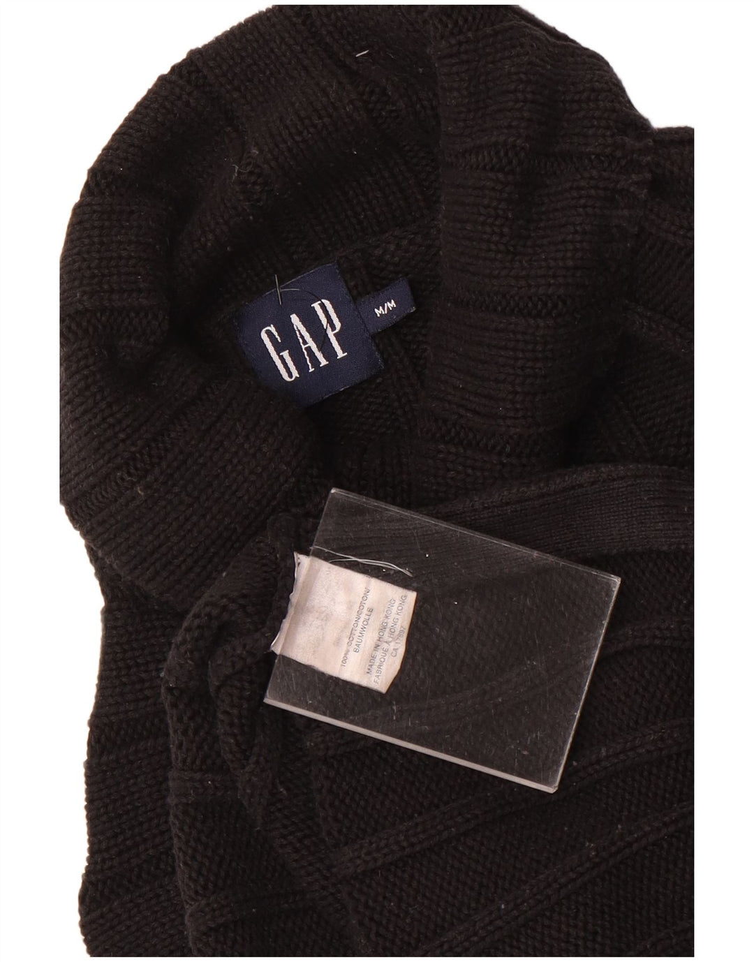 Gap Jersey con cuello vuelto para mujer UK 44 Mediano Algodón negro