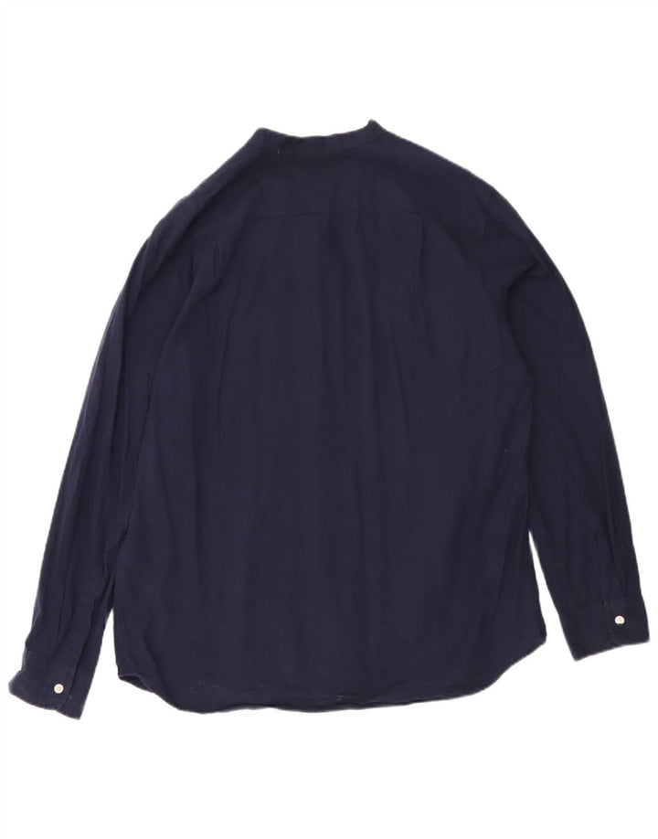 Camisa estándar Levi's para hombre de algodón azul marino grande