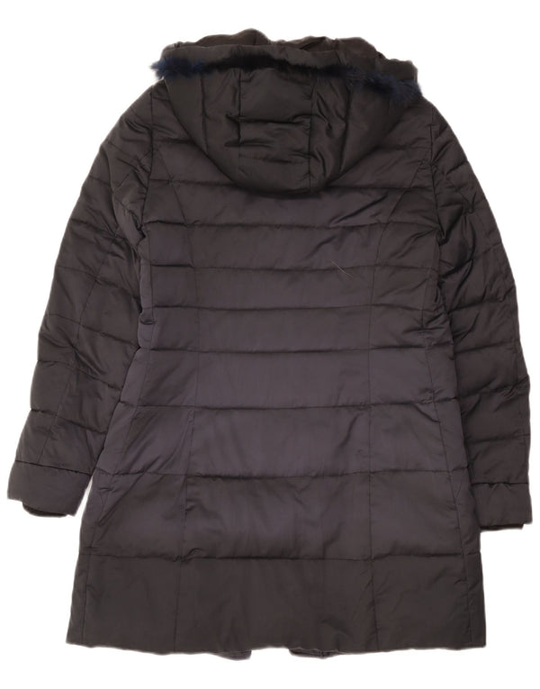 Nero Giardini Chaqueta Acolchada Mujer Con Capucha IT 42 Medium Negro Poliéster