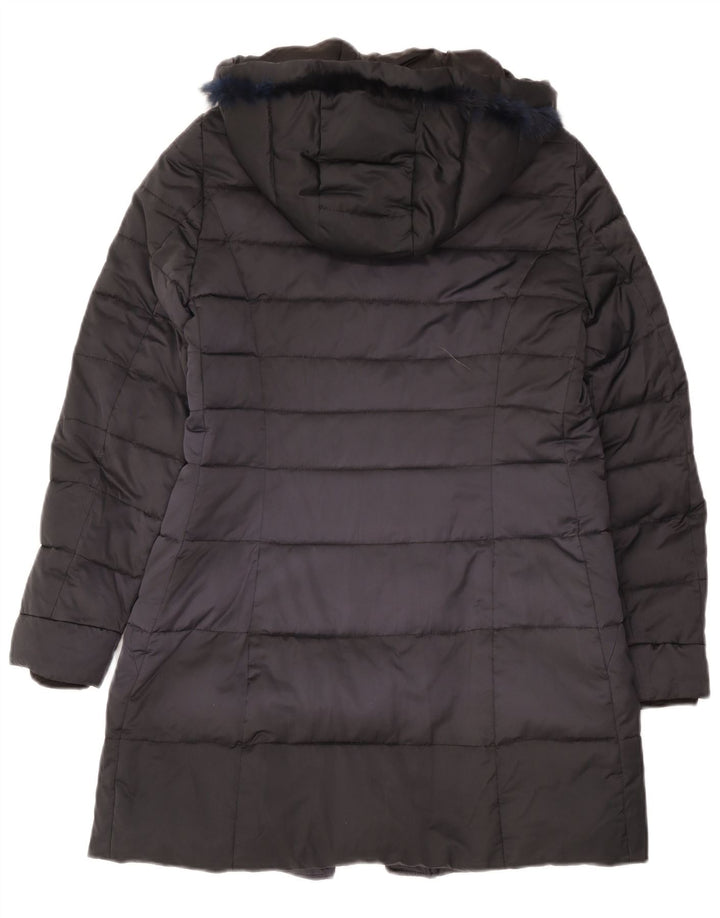 Nero Giardini Chaqueta Acolchada Mujer Con Capucha IT 42 Medium Negro Poliéster