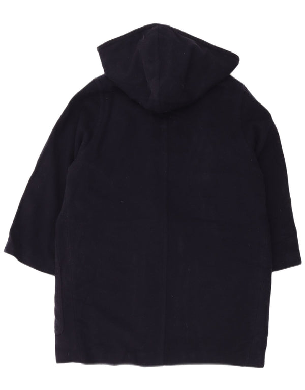 LAURA ASHLEY Trenca extragrande con capucha para mujer UK 40 Grande Azul marino