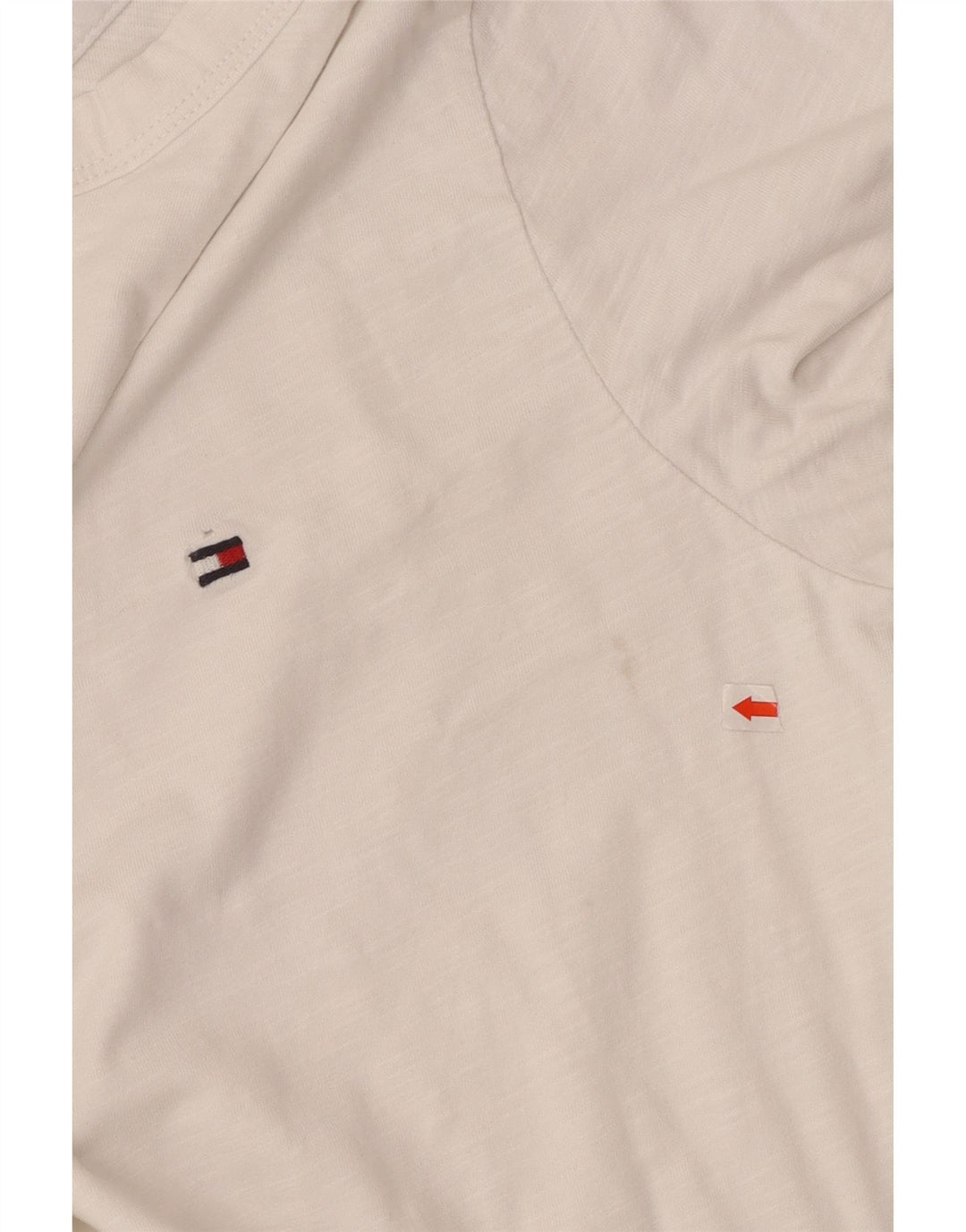 Tommy Hilfiger Camiseta Regular Fit para Hombre Top Small White Cotton