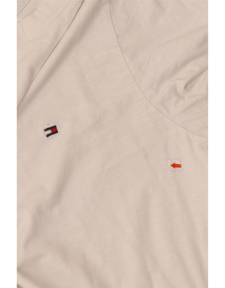 Tommy Hilfiger Camiseta Regular Fit para Hombre Top Small White Cotton