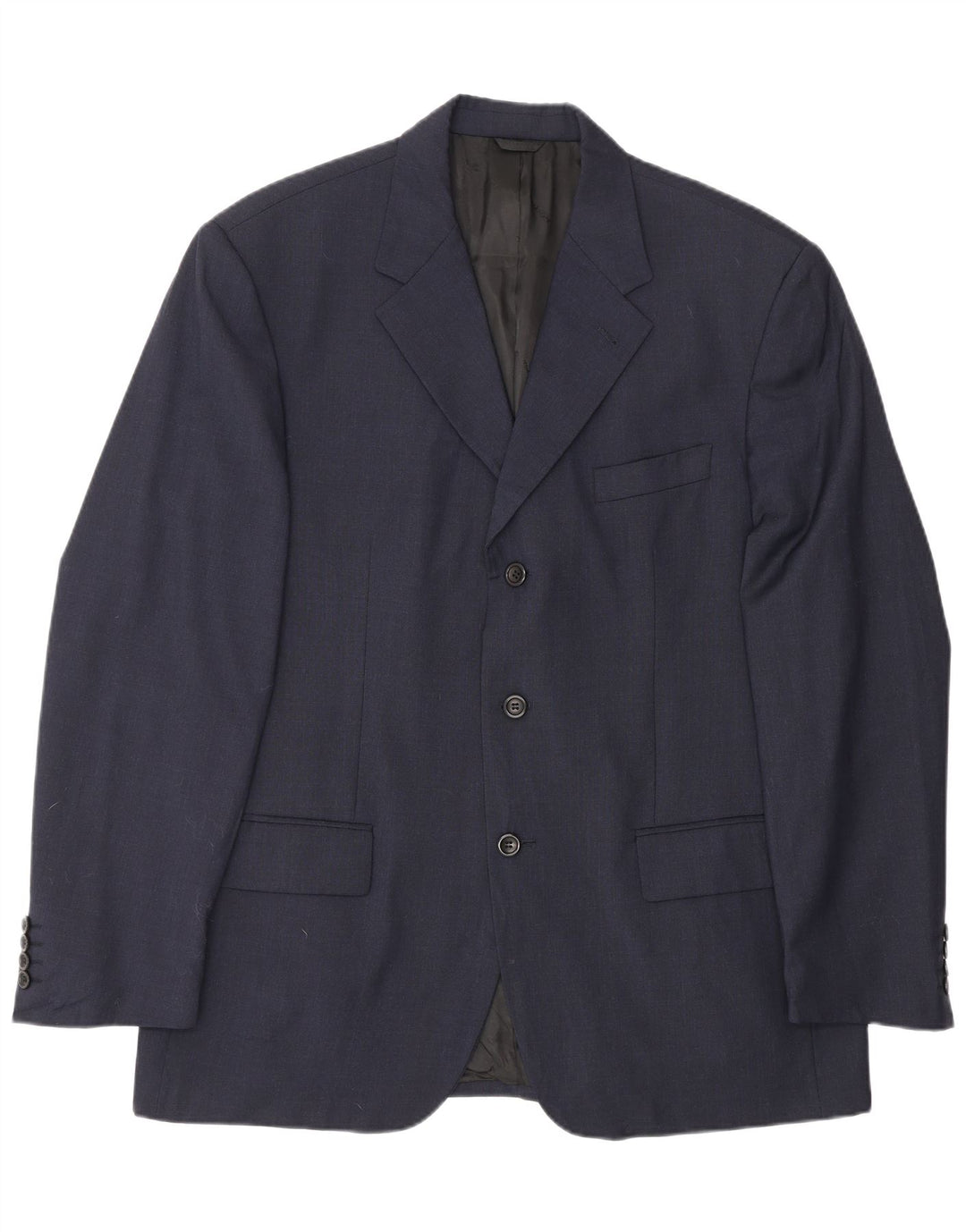 Brooksfield Chaqueta tipo blazer de 3 botones para hombre IT 54 2XL Lana azul marino