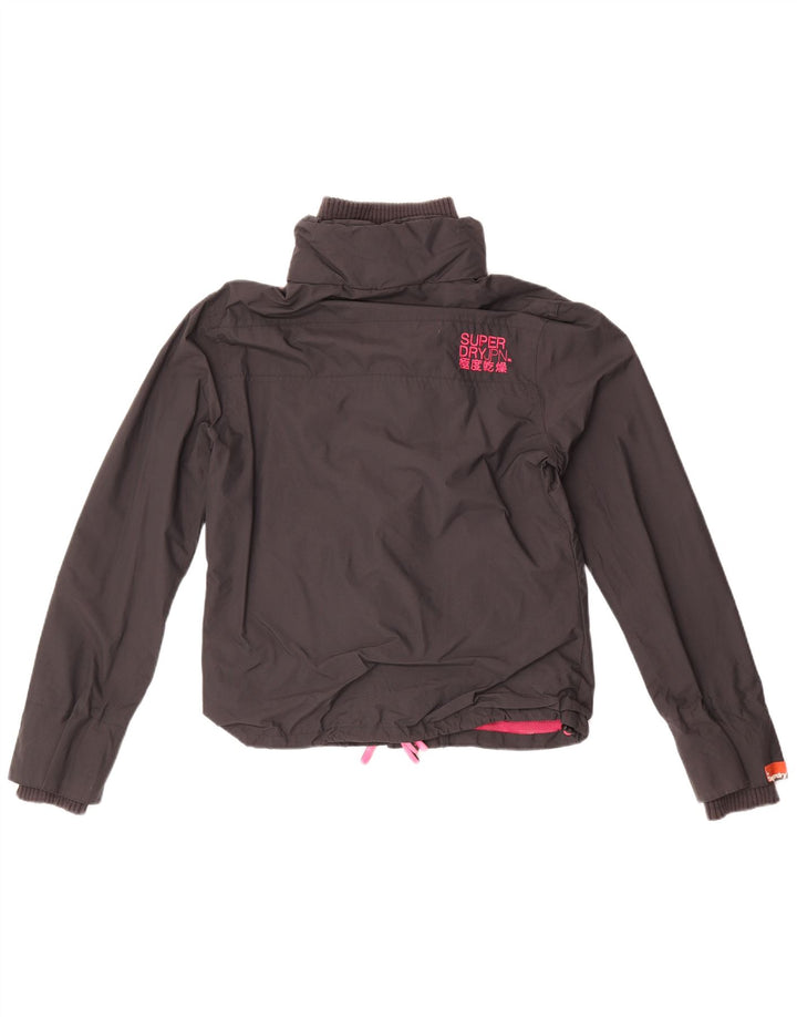 Superdry Chaqueta Cortavientos The Windcheater para Mujer UK 46 Grande Negro