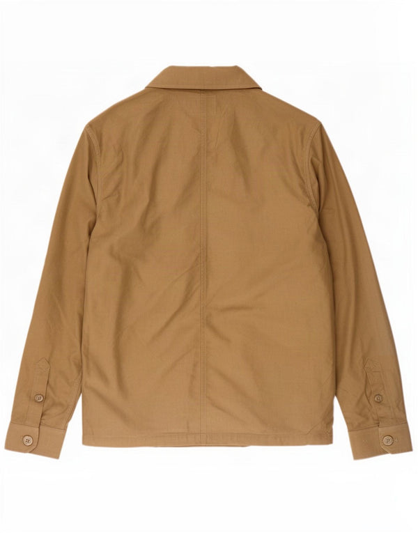 Marks & Spencer Chaqueta utilitaria para hombre de algodón marrón medio