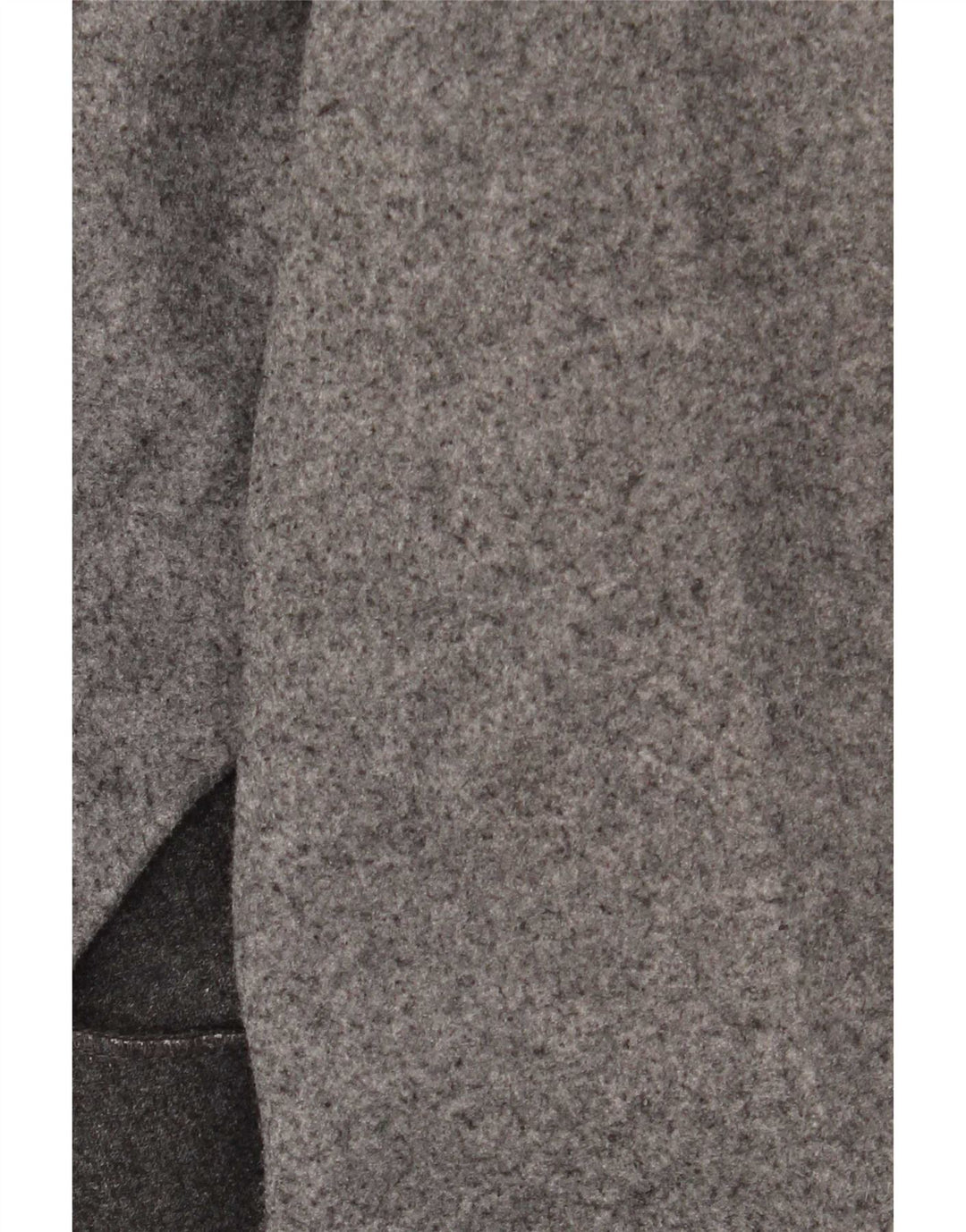 Zara Mujer Abrigo extragrande con capucha UK 6 XS Poliéster gris