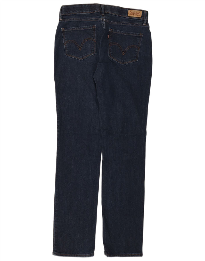 LEVI'S Jeans rectos 525 para mujer US 8 Medium W29 L32 Azul marino Algodón