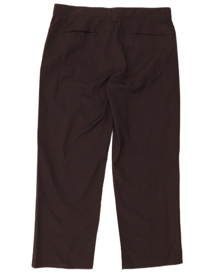IZOD Pantalón chino recto para hombre W36 L30 Poliéster negro