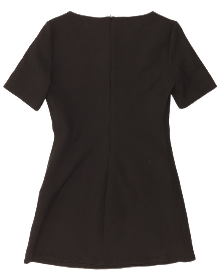 Zara Mujer Vestido Tubo Reino Unido 40 Pequeño Negro