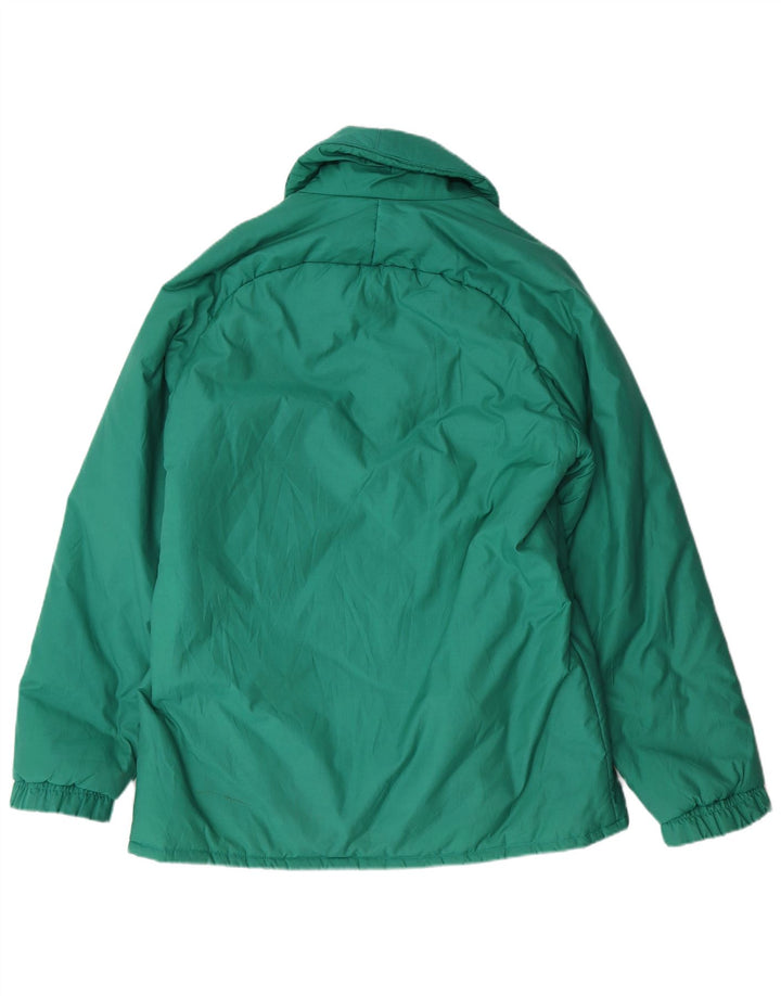 ANZI BESSON Womens Padded Jacket IT 48 XL Green Cotton