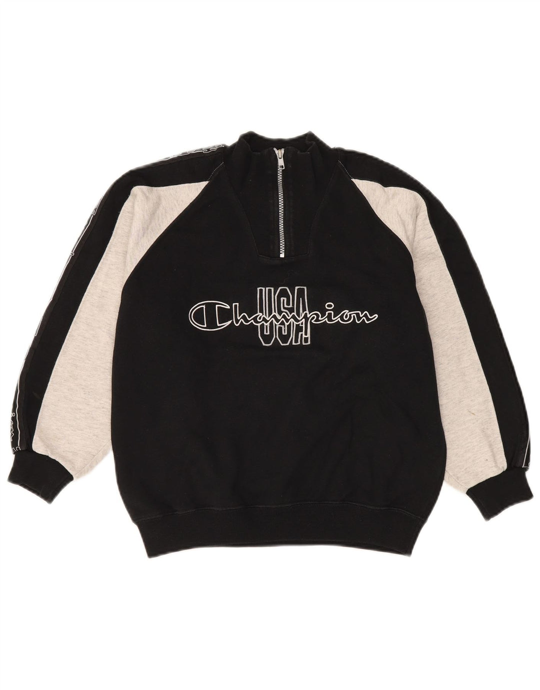 Champion Sudadera con gráfico para niños 9-10 años Mediano Negro Colorblock