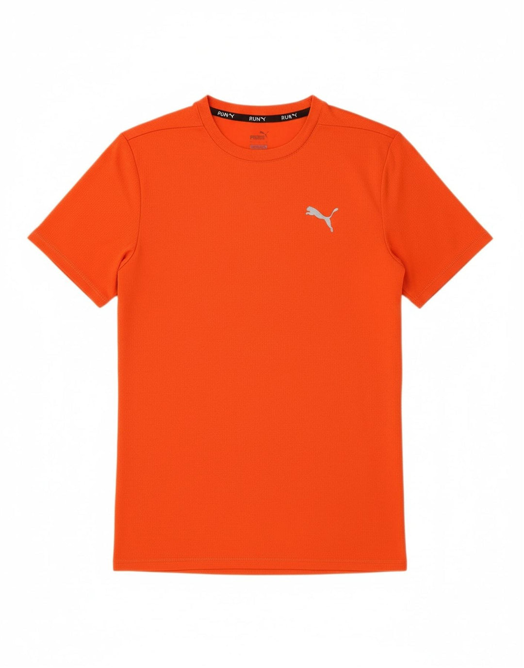 PUMA Mens T-Shirt Top Small Orange