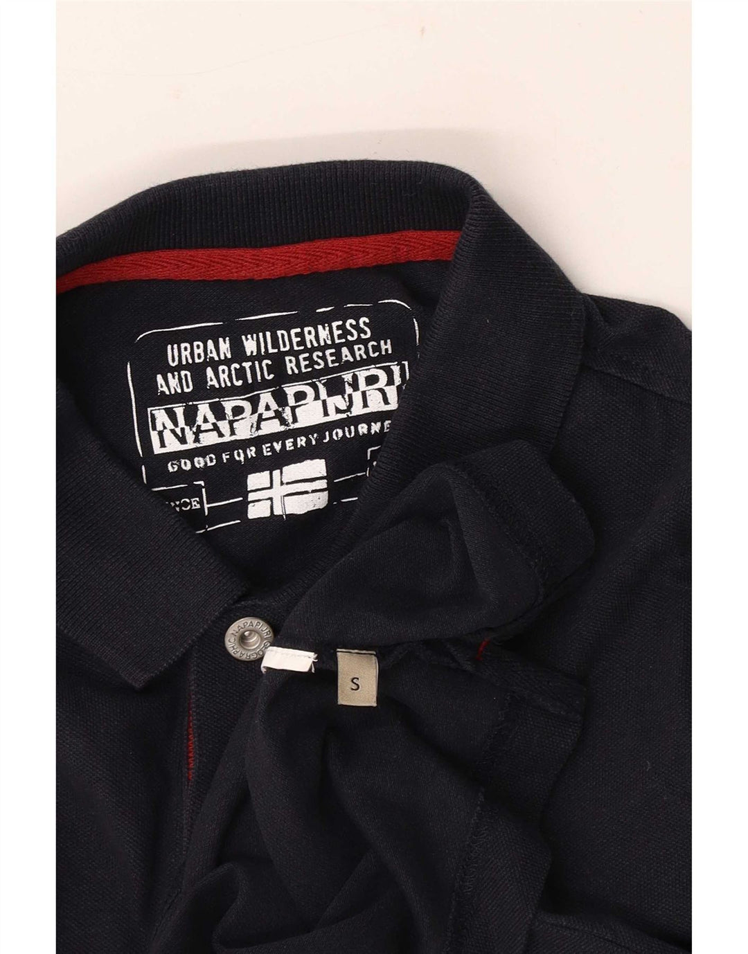 Napapijri Polo para hombre pequeño azul marino