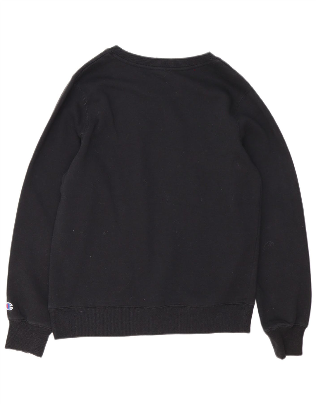 Champion Sudadera Gráfica para Mujer Jumper UK 14 Medium Negro Algodón