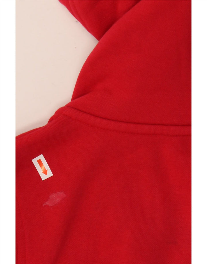 PUMA Sudadera con capucha y cremallera para mujer UK 10 Small Red