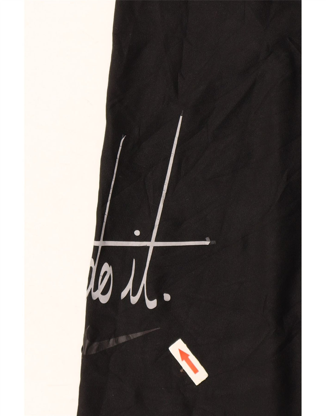 NIKE Leggings capri gráficos Dri Fit para mujer UK 40 XL Poliéster negro